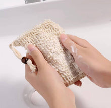 Load image into Gallery viewer, Natural Sisal Soap Saver Pouches