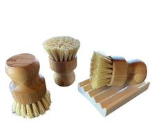 Load image into Gallery viewer, Dish Brush - Bamboo Wood Handle