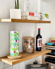 Load image into Gallery viewer, Reusable Paper Towels--Retro Flowers on Pink
