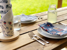 Load image into Gallery viewer, Reusable Paper Towels--Blue Daisies