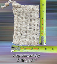 Load image into Gallery viewer, Natural Sisal Soap Saver Pouches
