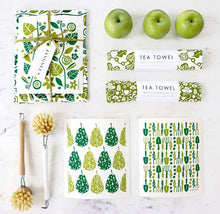 Load image into Gallery viewer, Swedish Dishcloth - Gardening - Green
