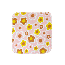 Load image into Gallery viewer, Reusable Paper Towels--Retro Flowers on Pink
